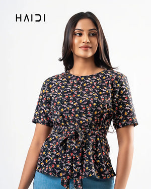 Peplum Top - AB1264 - Floral B