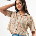 Crop top - KB0013 - Floral