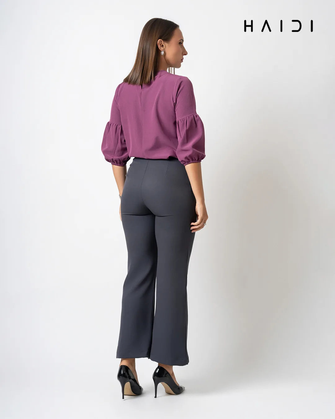 Office wear pant - P0048 - Ash