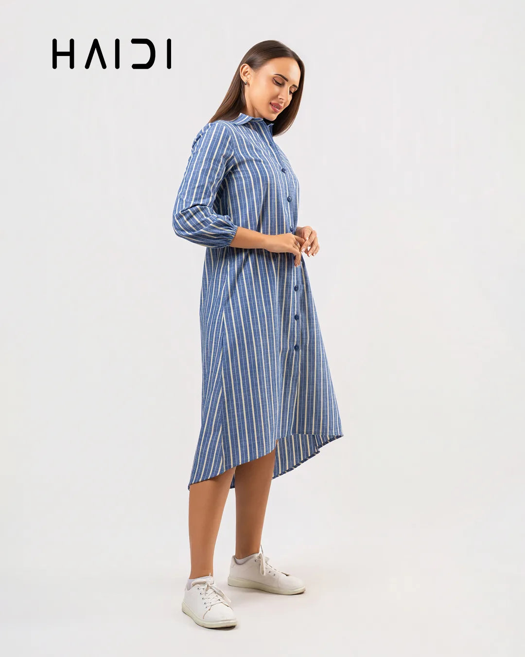 Midi Dress - KB0007 STRIPE BL