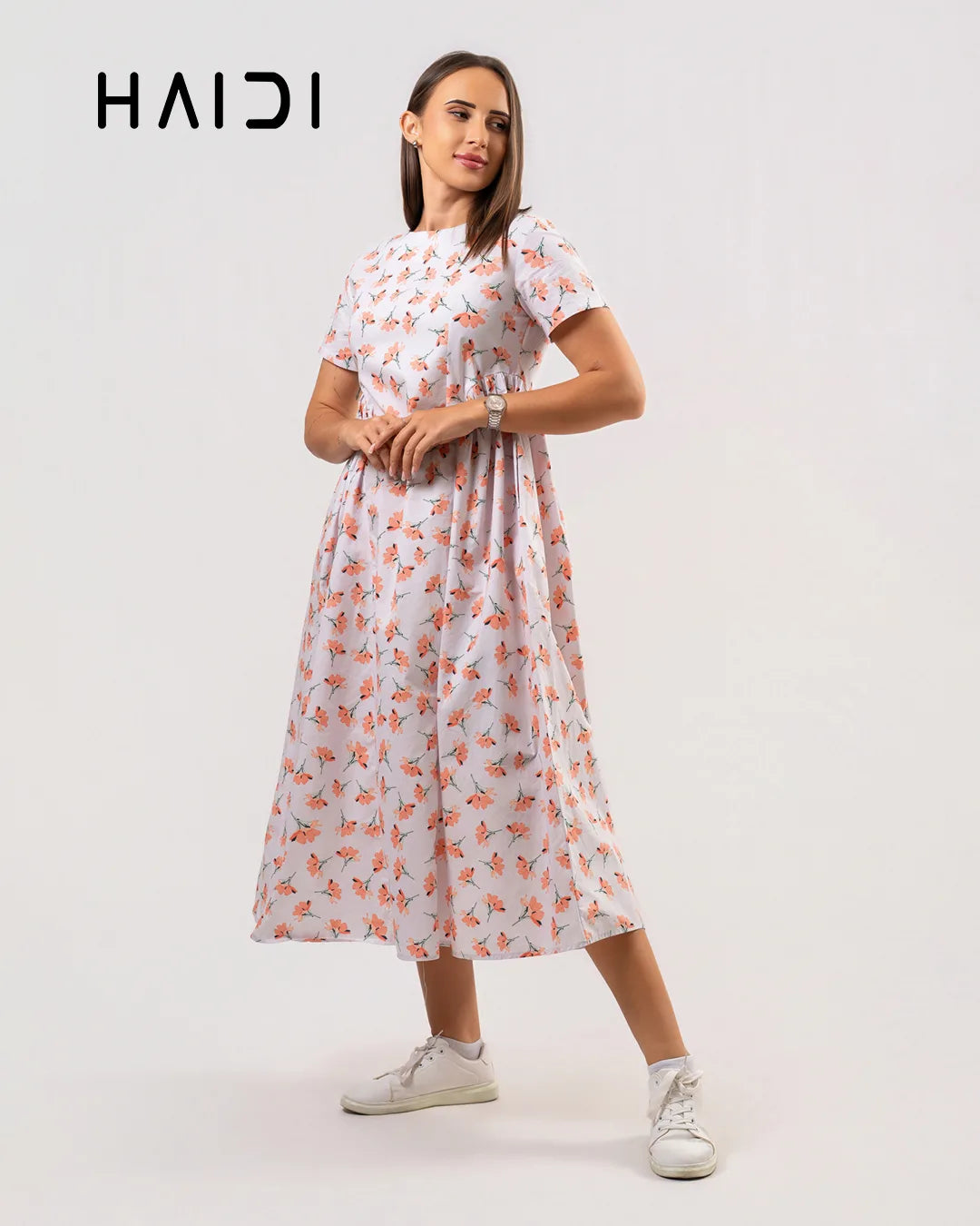 Midi Dress - KB0021 FLORAL P