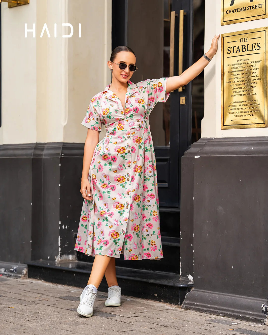 Midi Dress - KB0022 Off white