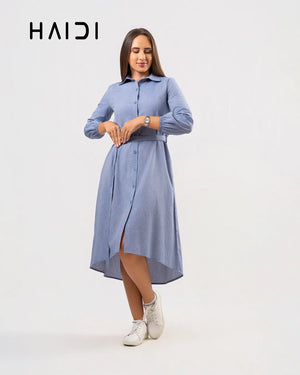 Midi Dress - KB0007 STRIPE