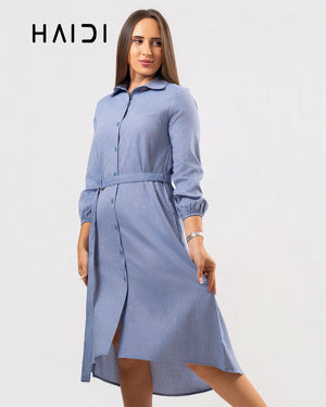 Midi Dress - KB0007 STRIPE