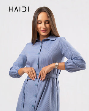 Midi Dress - KB0007 STRIPE