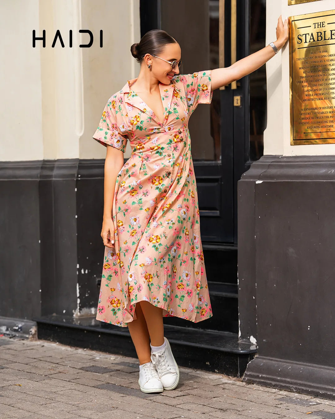 Midi Dress - KB0022 Beige