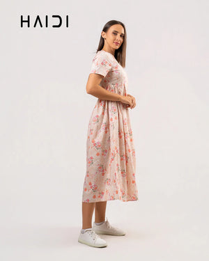 Midi Dress - KB0021 FLORAL G
