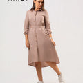 Midi Dress - KB0007 STRIPE BR