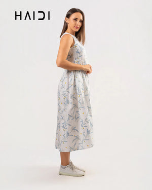Midi Dress - KB0020 FLORAL W