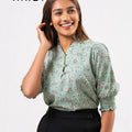 Office wear Blouse - AB1570 - Floral