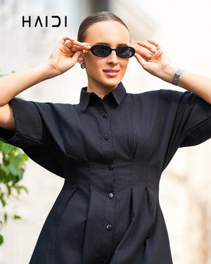 Midi Dress - KB0023 - BLACK