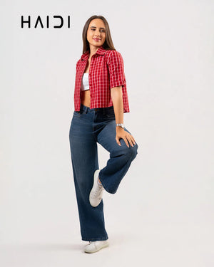Crop top - KB0013 - Check R