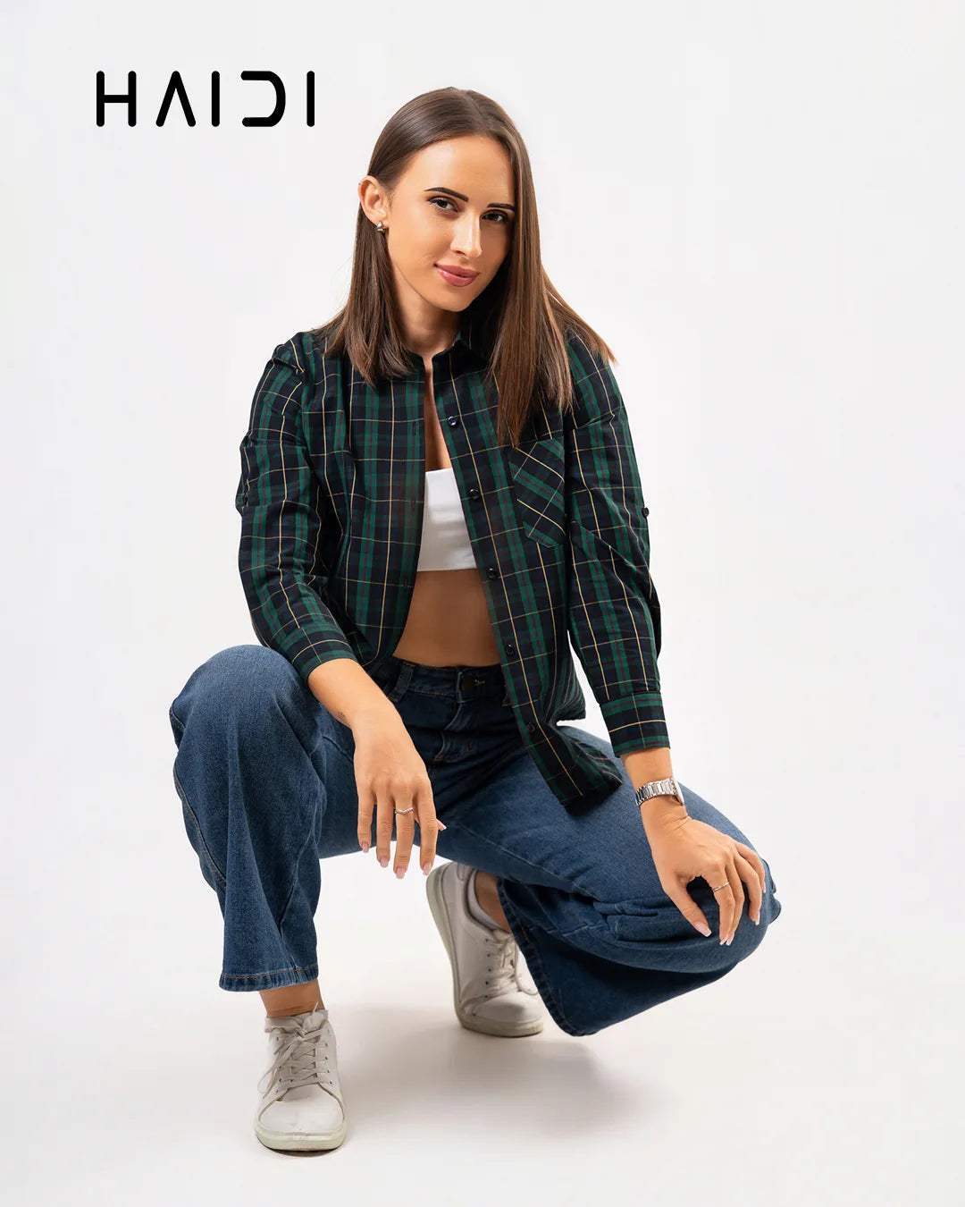 Check Shirt - KB0019 - Green