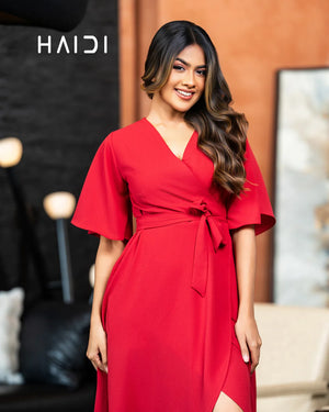 Tail Dress - AB1586 - RED