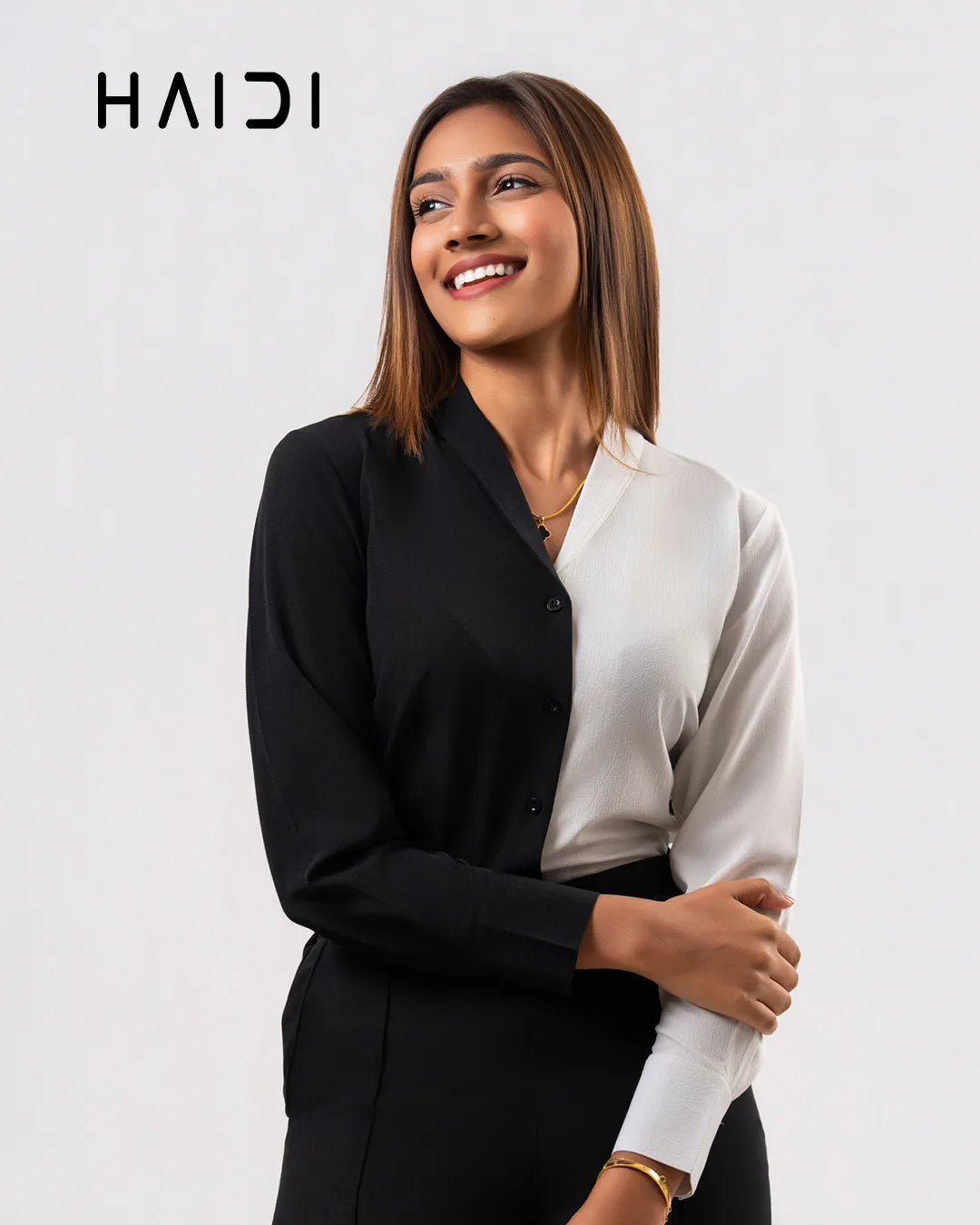 Office wear blouse - AB 1615 - BW