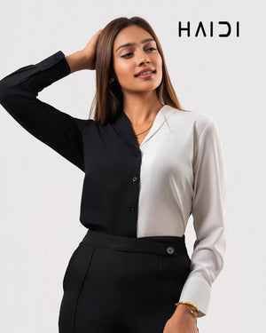 Office wear blouse - AB 1615 - BW