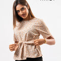 Peplum Top - AB1264 - Floral B
