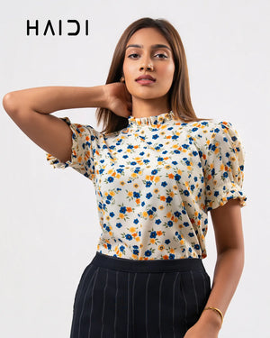 Office wear blouse - AB 1535 - Floral W
