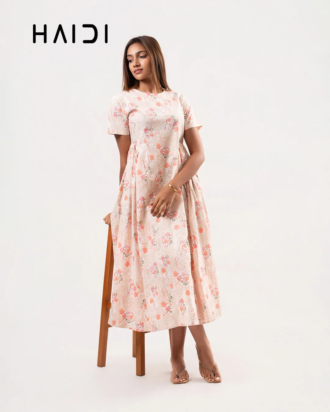 Midi Dress - KB0021 FLORAL G