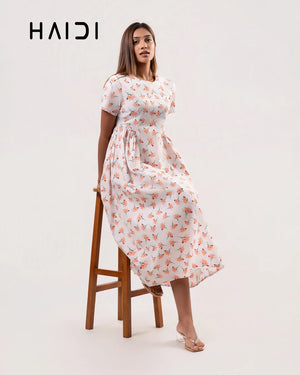 Midi Dress - KB0021 FLORAL P