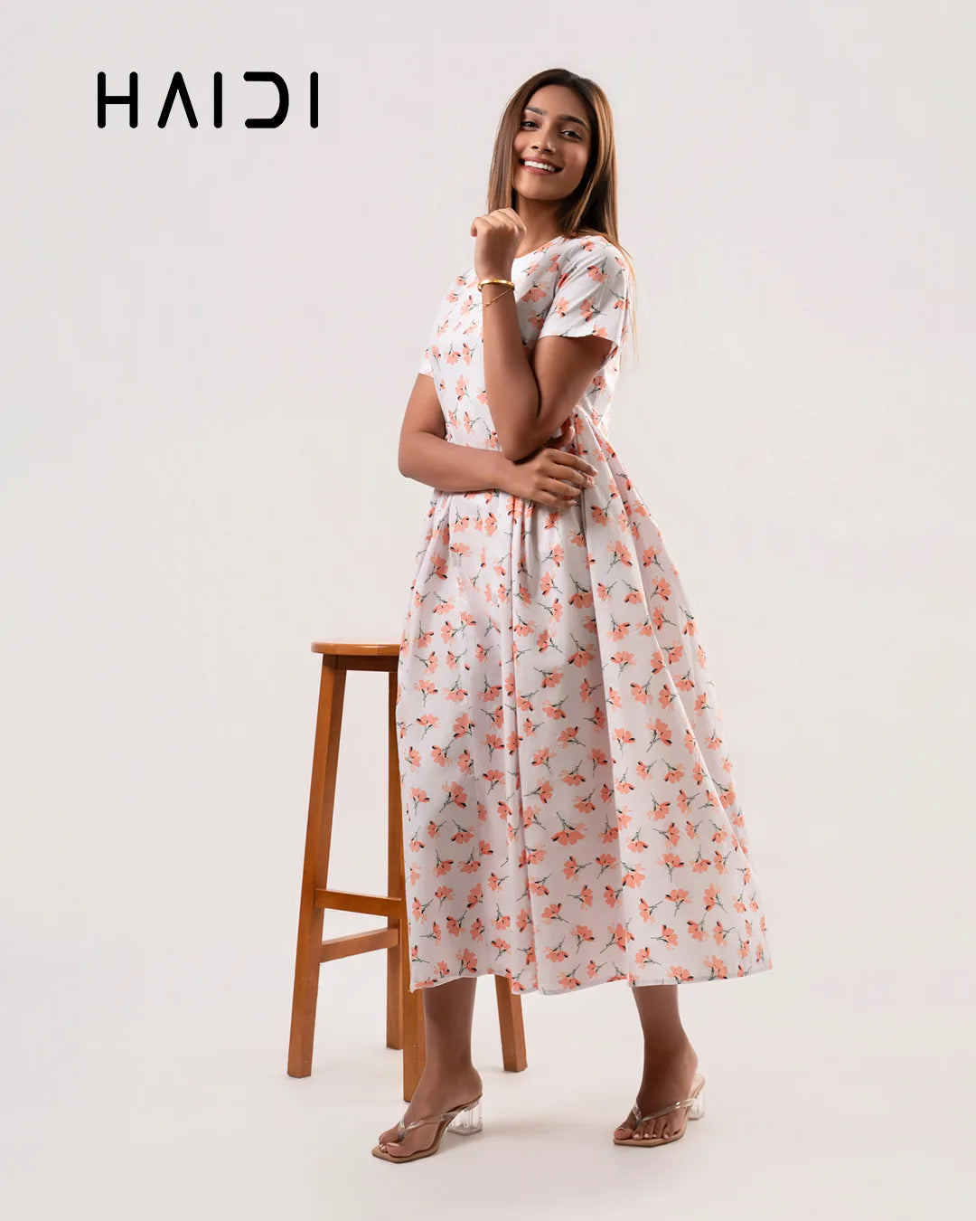 Midi Dress - KB0021 FLORAL P