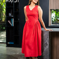 Midi Dress - KB0020A - RD