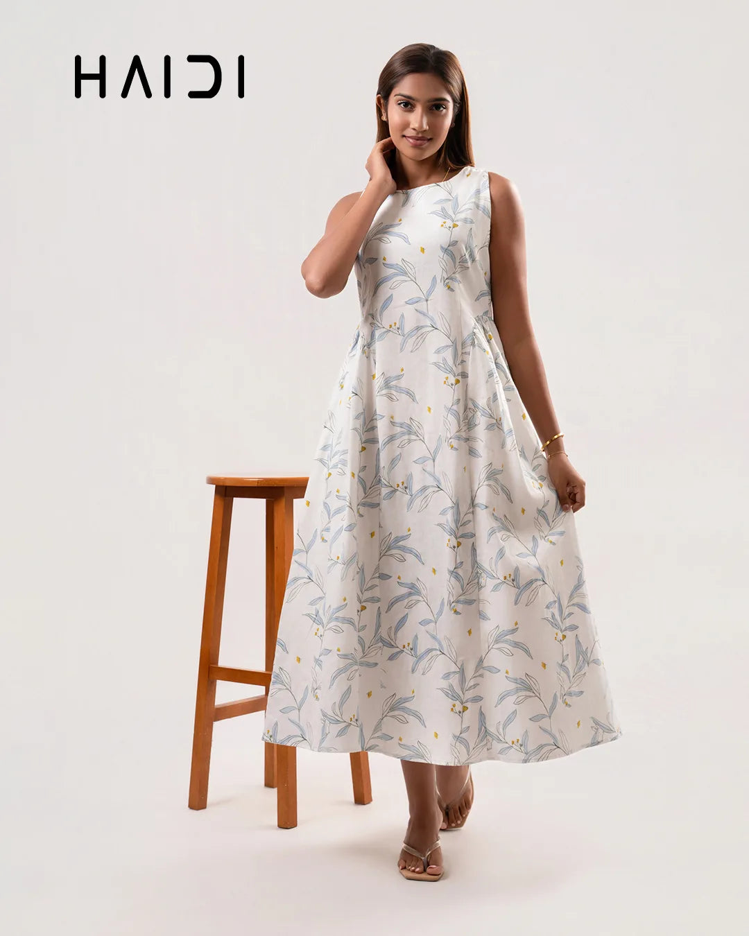 Midi Dress - KB0020 FLORAL W