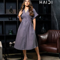 Midi Dress - KB0024 - Dark Ash