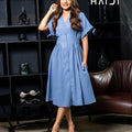 Midi Dress - KB0024 - Light Ash
