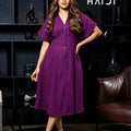 Midi Dress - KB0024 - PURPLE
