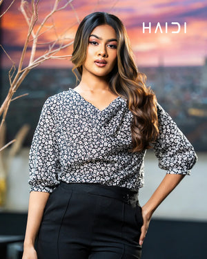 Office wear blouse - AB1553 - Floral