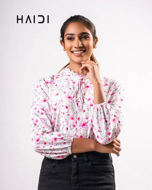 Office Wear Blouse – AB1280 - Floral