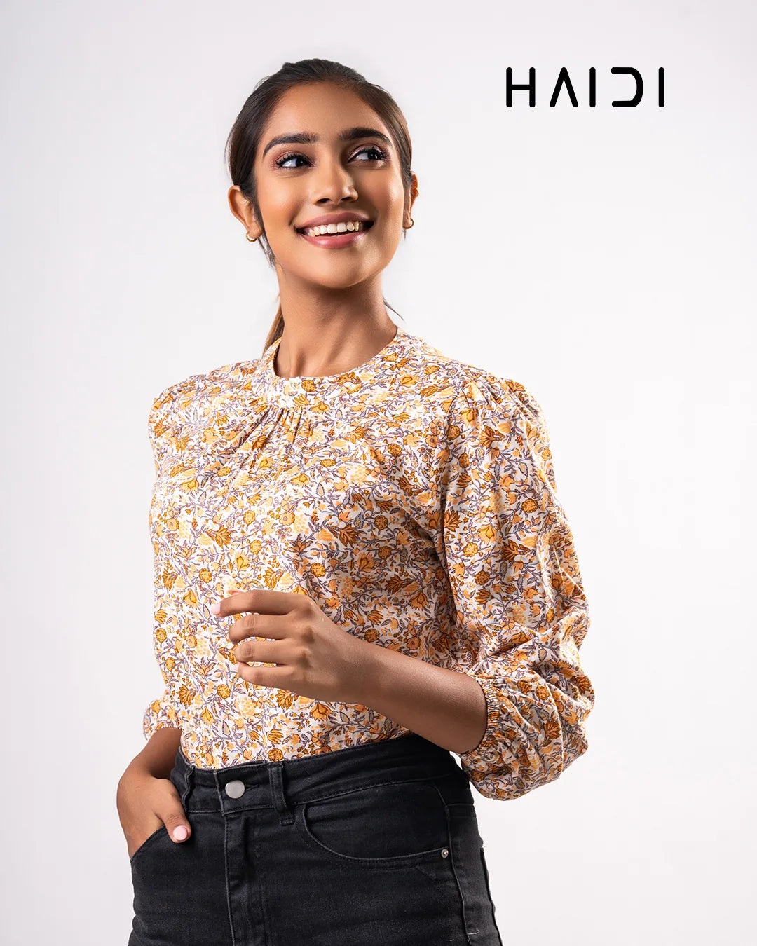 KB0004 - PLUS SIZE BLOUSES - Orange brown