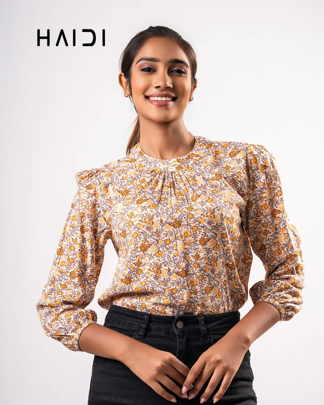 KB0004 - PLUS SIZE BLOUSES - Orange brown