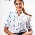 Office Wear Blouse – AB1604 Blue