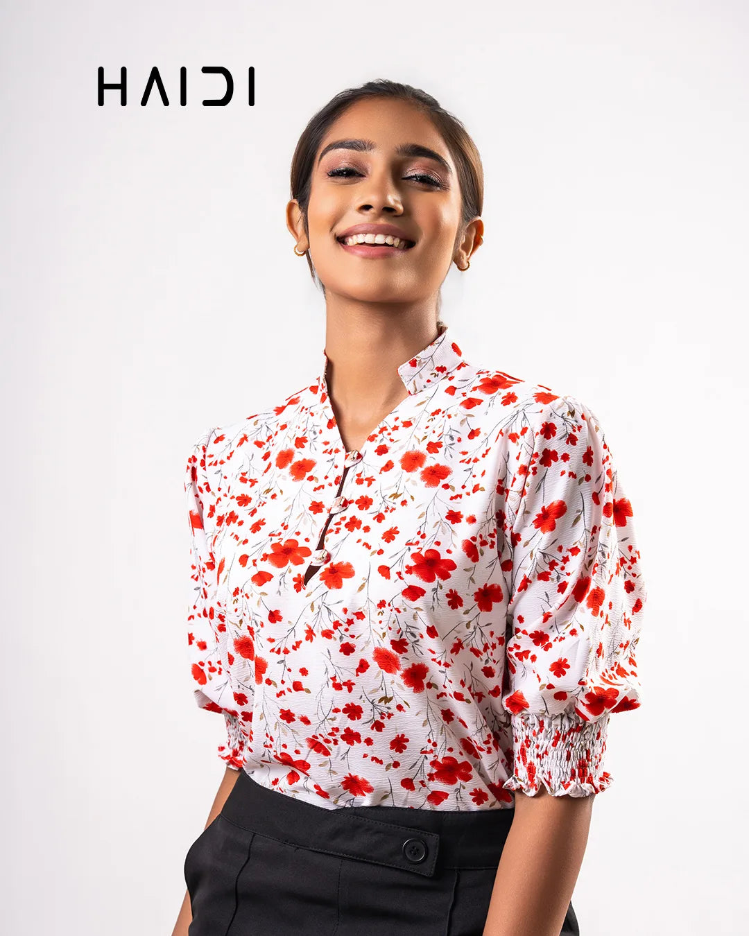 Office Wear Blouse – AB1570 - Red
