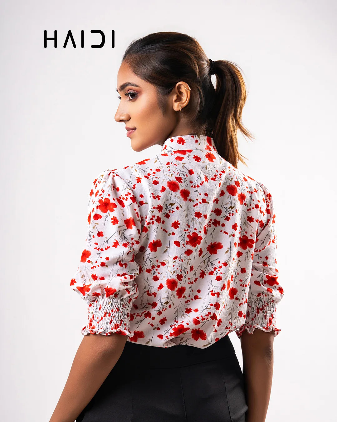 Office Wear Blouse – AB1570 - Red