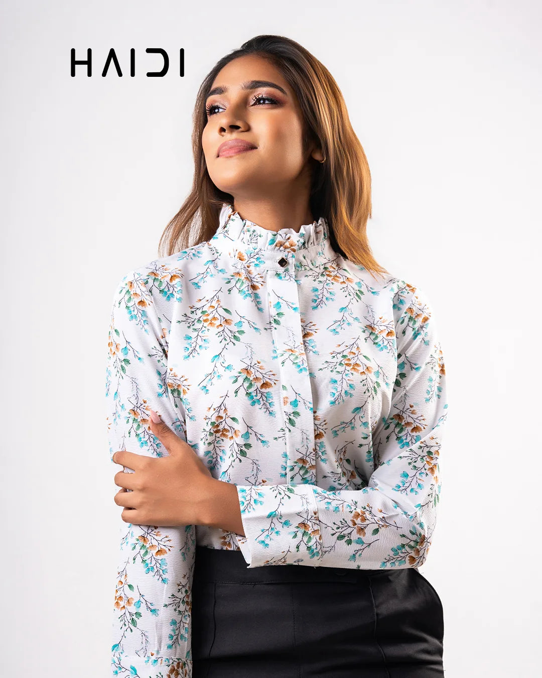 Office Wear Blouse – AB1051 - Floral