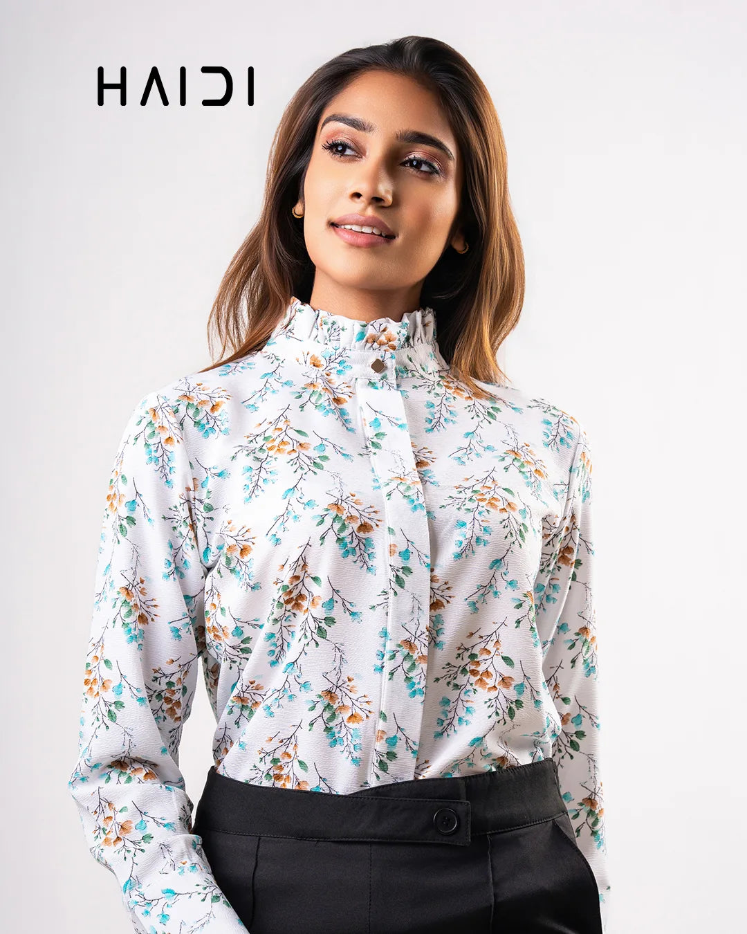 Office Wear Blouse – AB1051 - Floral