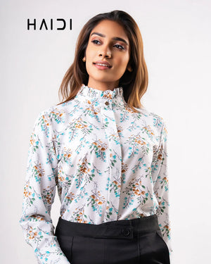 Office Wear Blouse – AB1051 - Floral