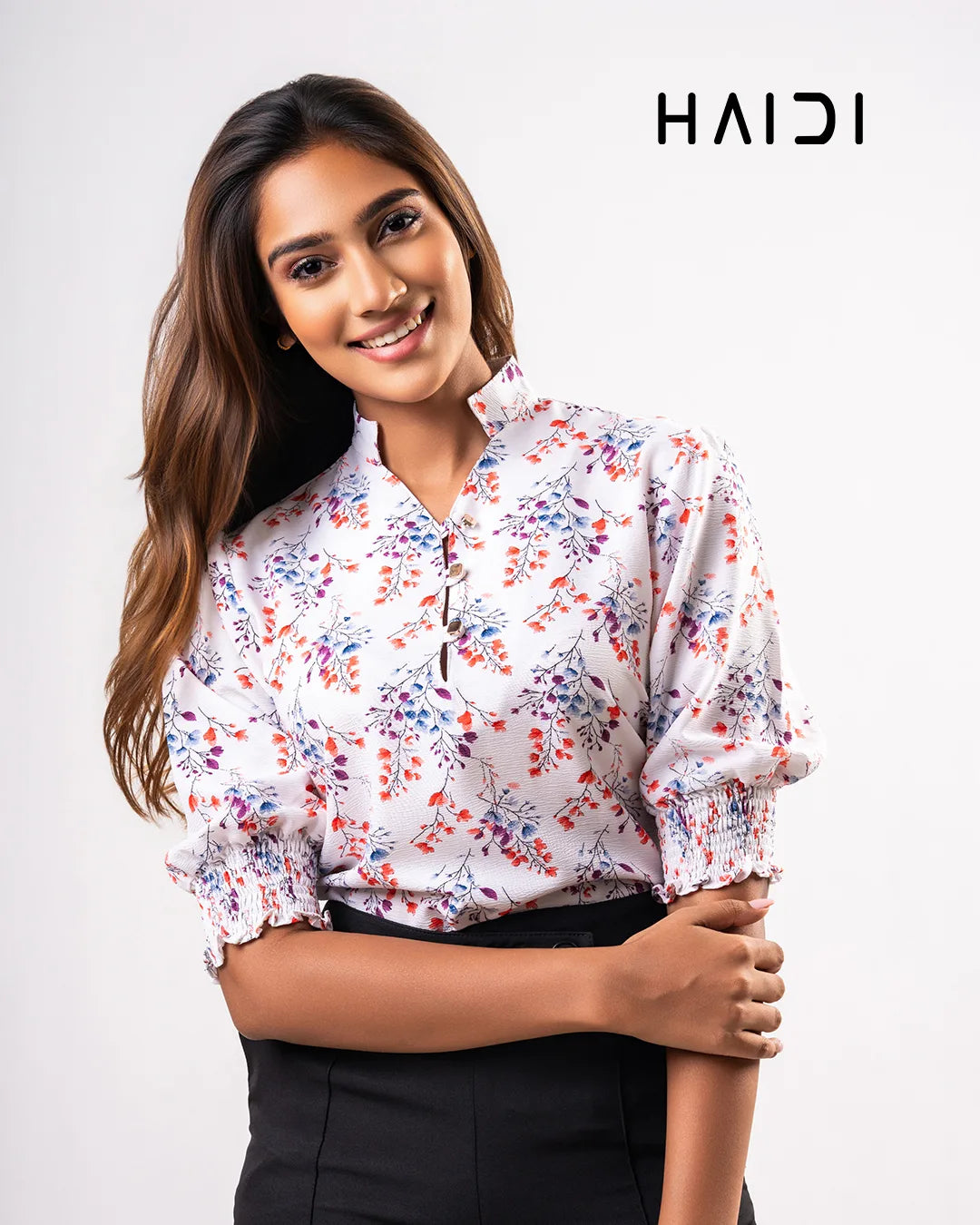 Office Wear Blouse – AB1570 - Peach