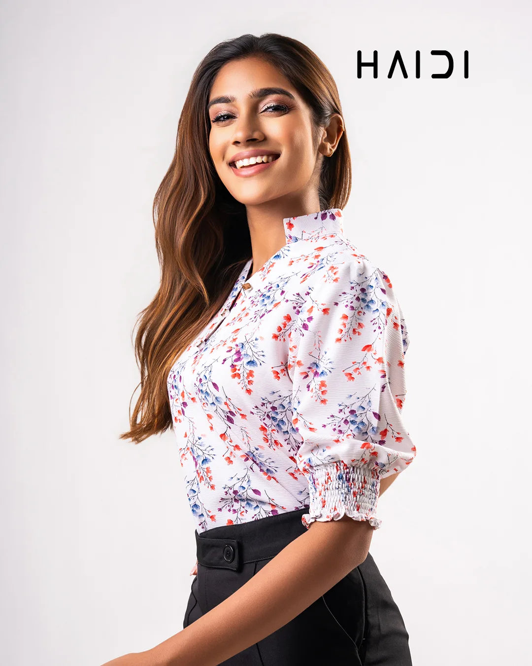 Office Wear Blouse – AB1570 - Peach