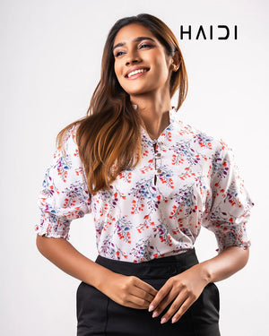 Office Wear Blouse – AB1570 - Peach