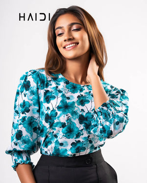 Office Wear Blouse – AB1610 - Green