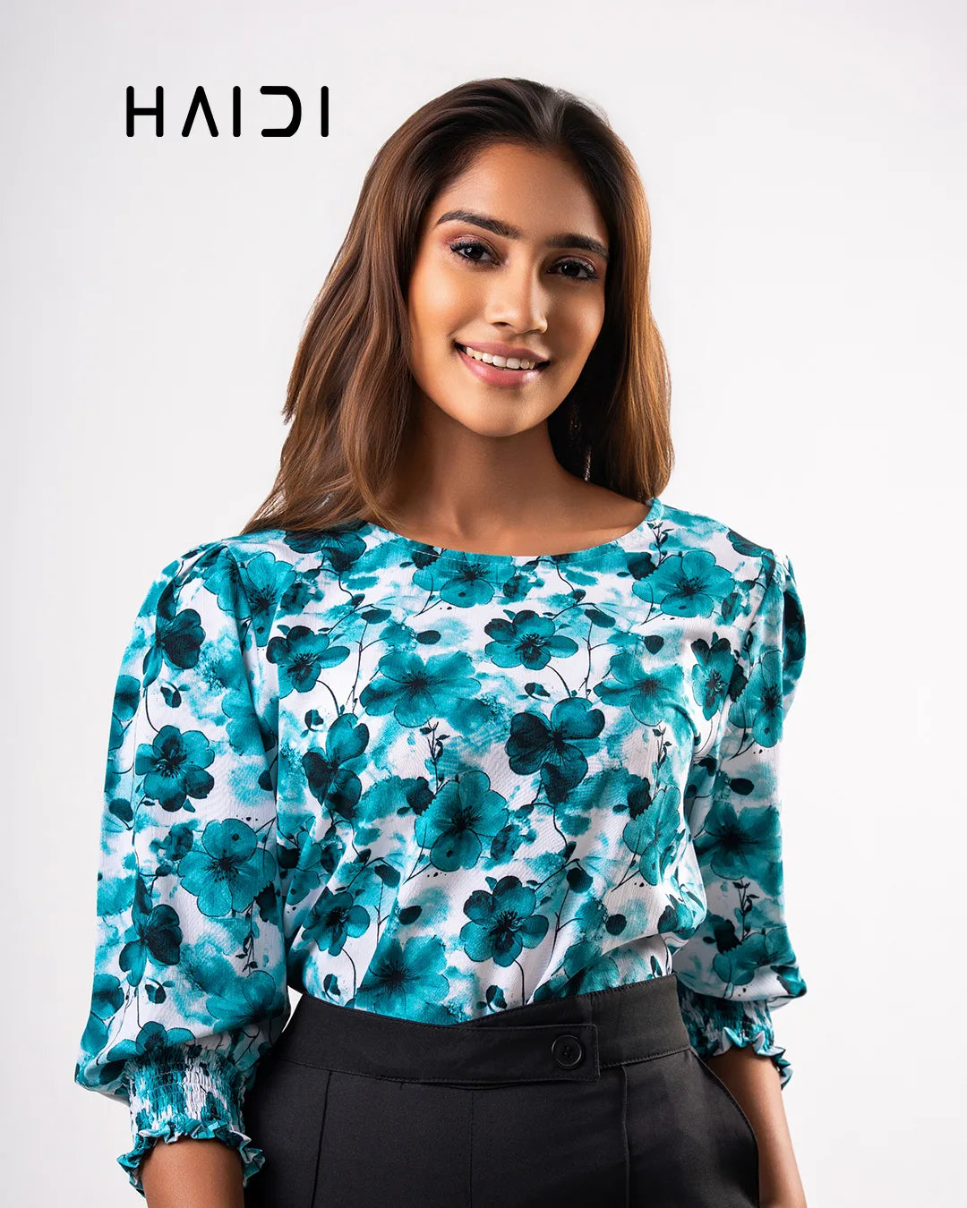 Office Wear Blouse – AB1610 - Green