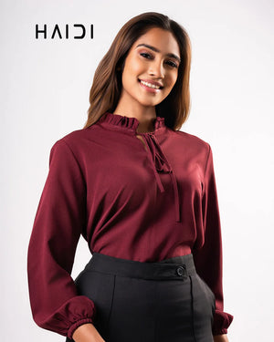 Office Wear Blouse – AB1280 - Maroon