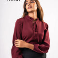 Office Wear Blouse – AB1280 - Maroon