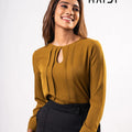 Office Wear Blouse – AB1569 – Olive