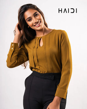 Office Wear Blouse – AB1569 – Olive