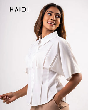Peplum Top - KB0027 - White